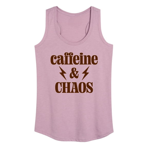 Instant Message - Chaos Caffeine Mom - Women's Racerback Tank Top