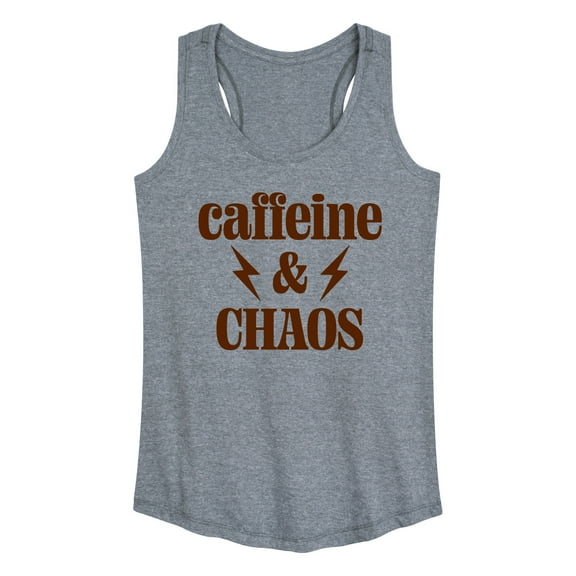 Instant Message - Chaos Caffeine Mom - Women's Racerback Tank Top