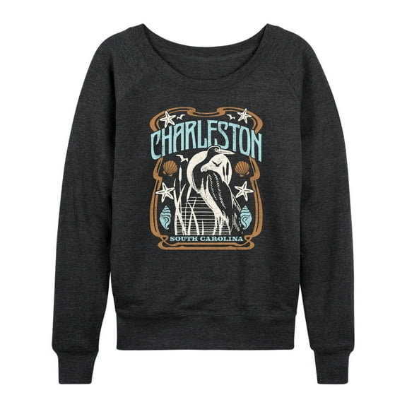 Instant Message - Charleston, South Carolina - Women's Lightweight French Terry Long Sleeve Shirt
