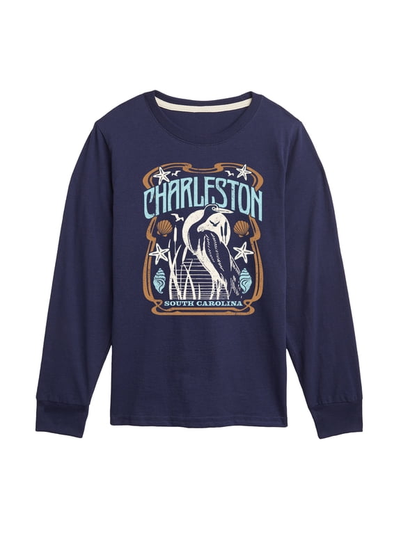- Charleston South Carolina Boys' Long Sleeve Graphic T-Shirt