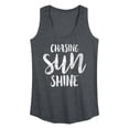 thumbnail image 1 of Instant Message - Chasing Sunshine Graphic Racerback Tank, 1 of 4