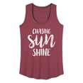 thumbnail image 1 of Instant Message - Chasing Sunshine Graphic Racerback Tank, 1 of 5