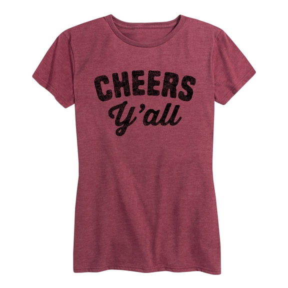 Instant Message - Cheers Y'all - Women's Short Sleeve Graphic T-Shirt
