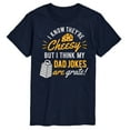 thumbnail image 1 of Instant Message - Cheesy Dad Jokes Grate  - Men's Short Sleeve Graphic T-Shirt, 1 of 6