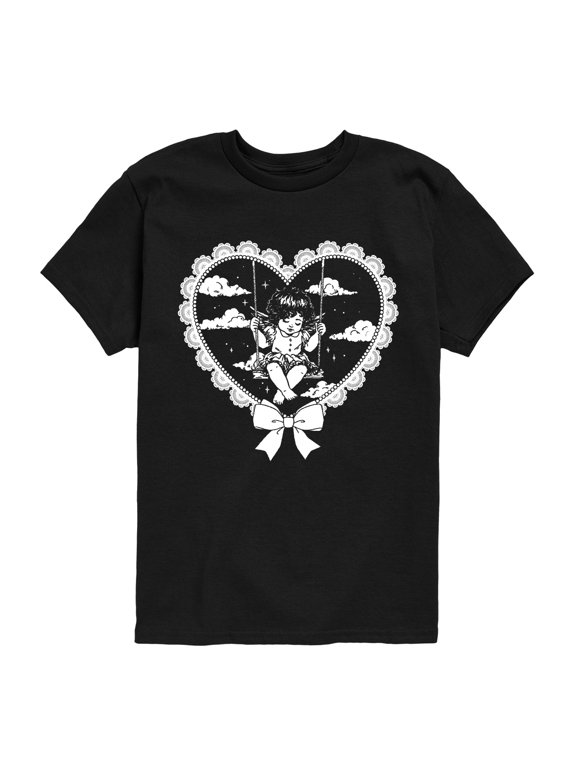 - Cherub Heart Swing Boys' Short Sleeve Graphic T-Shirt