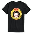 thumbnail image 1 of Instant Message - Chibi Cat Wreath - Men's Short Sleeve Graphic T-Shirt, 1 of 5