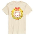 thumbnail image 1 of Instant Message - Chibi Cat Wreath - Men's Short Sleeve Graphic T-Shirt, 1 of 5