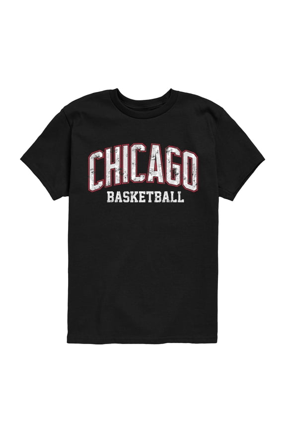 - Chicago Basketball - Youth Boys Short Sleeve Graphic T-Shirt