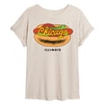 thumbnail image 1 of Instant Message - Chicago Dog Oversized Graphic T-Shirt, 1 of 5