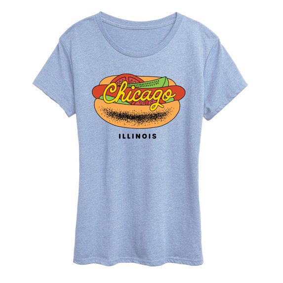 Instant Message - Chicago Dog - Women's Short Sleeve Graphic T-Shirt