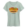 thumbnail image 1 of Instant Message - Chicago Dog - Women's Short Sleeve Graphic T-Shirt, 1 of 4