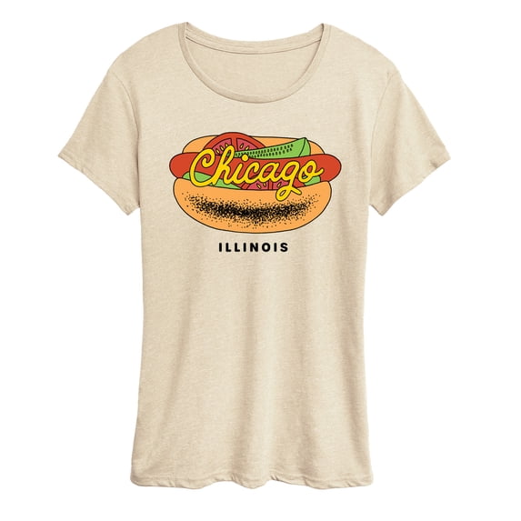 Instant Message - Chicago Dog Short Sleeve Graphic T-Shirt