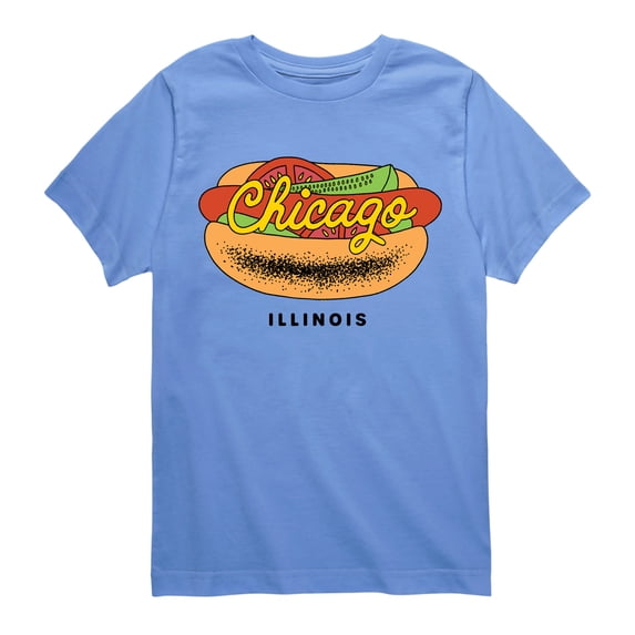 Instant Message - Chicago Dog Short Sleeve Graphic T-Shirt