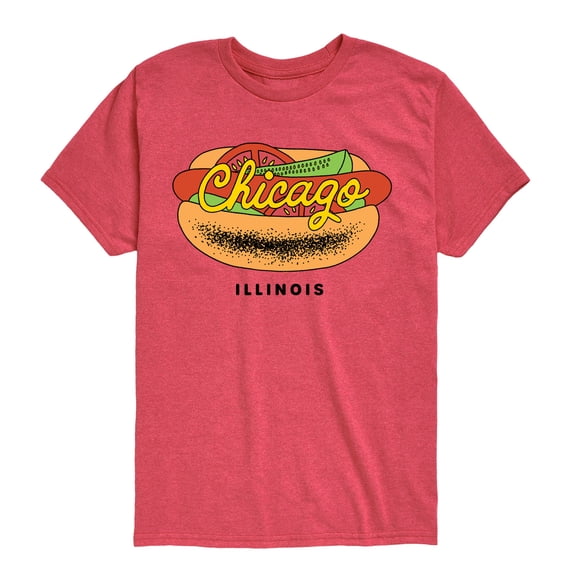 Instant Message - Chicago Dog Short Sleeve Graphic T-Shirt