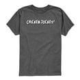 thumbnail image 1 of Instant Message - Chicken Jockey Gamer - Toddler And Infant Short Sleeve Tee, 1 of 5