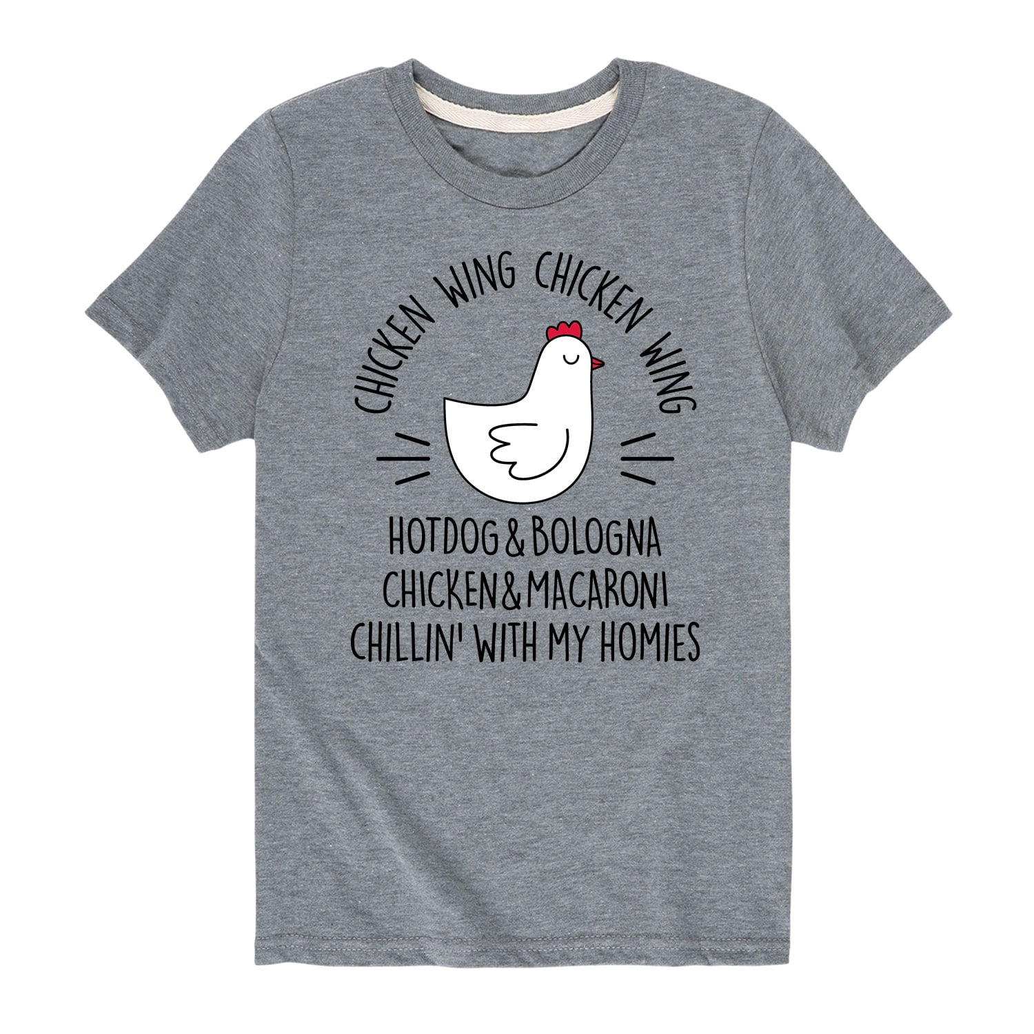 Instant Message - Chicken Wing - Toddler and Youth Short Sleeve T-Shirt ...