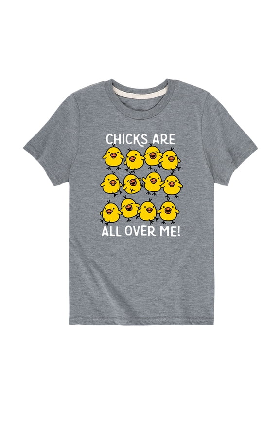 - Chicks All Over Me - Youth Short Sleeve Tee