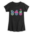 thumbnail image 1 of Instant Message - Chicks In Eggs - Toddler And Youth Girls Short Sleeve Graphic T-Shirt, 1 of 6