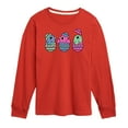 thumbnail image 1 of Instant Message - Chicks In Eggs - Toddler And Youth Long Sleeve Graphic T-Shirt, 1 of 6