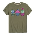 thumbnail image 1 of Instant Message - Chicks In Eggs - Toddler And Youth Short Sleeve Graphic T-Shirt, 1 of 6