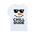 thumbnail image 1 of Instant Message - Chill Dude Snowman - Youth Short Sleeve Tee, 1 of 5