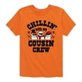 thumbnail image 1 of Instant Message - Chillin With My Cousin Crew Chistmas - Toddler & Youth Short Sleeve Graphic T-Shirt, 1 of 6
