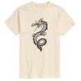 thumbnail image 1 of Instant Message - Chinese Dragon Black Short Sleeve Graphic T-Shirt, 1 of 5