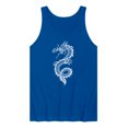 thumbnail image 1 of Instant Message - Chinese Dragon White Graphic Tank Top, 1 of 4