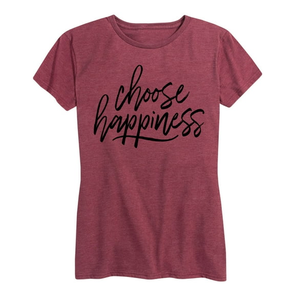 Instant Message - Choose Happiness - Women's Short Sleeve Graphic T-Shirt