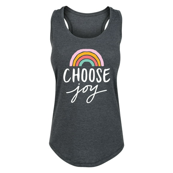 Instant Message - Choose Joy Rainbow - Women's Racerback Tank