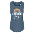 thumbnail image 1 of Instant Message - Choose Joy Rainbow - Women's Racerback Tank, 1 of 5