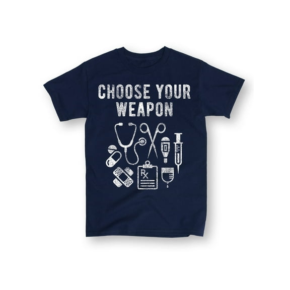 Instant Message - Choose Your Weapon Hospital Tools - Men's Short Sleeve Graphic T-Shirt