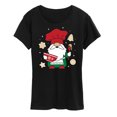 thumbnail image 1 of Instant Message - Christmas Baking Gnome - Women's Short Sleeve Graphic T-Shirt, 1 of 6