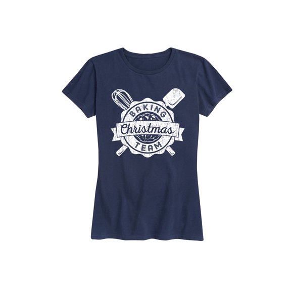 Instant Message - Christmas Baking Team - Women's Short Sleeve Graphic T-Shirt