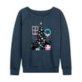 thumbnail image 1 of Instant Message - Christmas - Cats, Tree, & Décor - Women's Lightweight French Terry Long Sleeve Shirt, 1 of 6