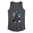 thumbnail image 1 of Instant Message - Christmas - Cats, Tree, & Décor - Women's Racerback Tank Top, 1 of 6