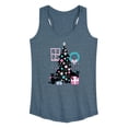 thumbnail image 1 of Instant Message - Christmas - Cats, Tree, & Décor - Women's Racerback Tank Top, 1 of 6