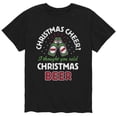 thumbnail image 1 of Instant Message - Christmas Cheer Christmas Beer - Men's Short Sleeve Graphic T-Shirt, 1 of 5