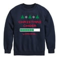 thumbnail image 1 of Instant Message - Christmas Cheer Loading - Toddler & Youth Crewneck Fleece Sweatshirt, 1 of 5