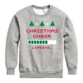 thumbnail image 1 of Instant Message - Christmas Cheer Loading - Toddler & Youth Crewneck Fleece Sweatshirt, 1 of 5