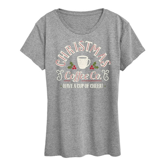 Instant Message - Christmas Coffee Co - Women's Short Sleeve Graphic T-Shirt