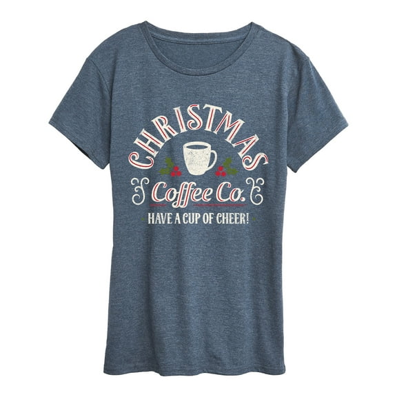 Instant Message - Christmas Coffee Co - Women's Short Sleeve Graphic T-Shirt