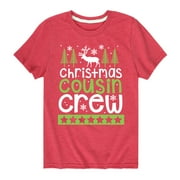 INSTANT MESSAGE - Christmas Cousin Crew - Toddler And Youth Short Sleeve Graphic T-Shirt