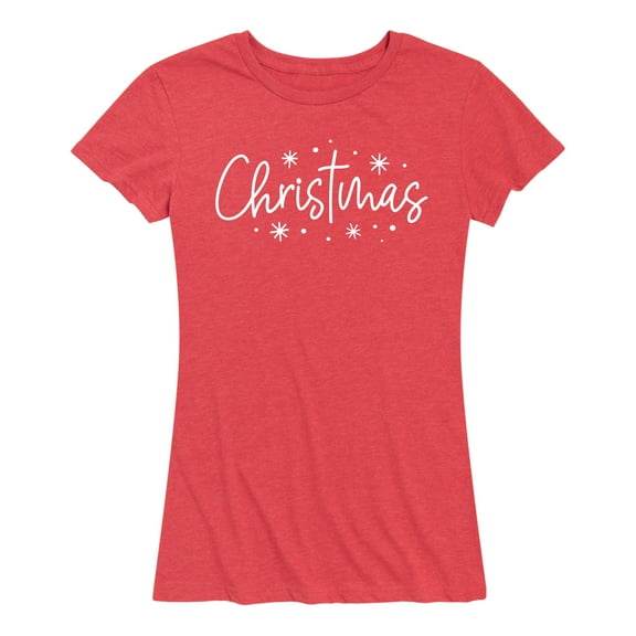 Instant Message - Christmas Cross - Women's Short Sleeve Graphic T-Shirt