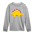 thumbnail image 1 of Instant Message - Christmas Dino  - Kids Long Sleeve Tee, 1 of 6