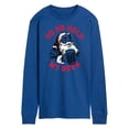 thumbnail image 1 of Instant Message - Christmas Ho Ho Hold My Beer - Men's Long Sleeve T-Shirt, 1 of 5
