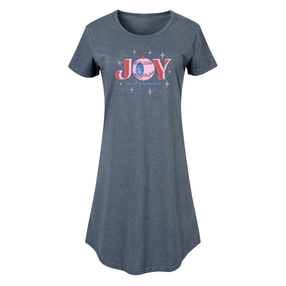 Instant Message - Christmas - Joy To The World Sparkle - Women's Any Way Dress