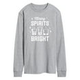 thumbnail image 1 of Instant Message - Christmas Mixing Spirits Bright - Men's Long Sleeve T-Shirt, 1 of 6