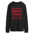 thumbnail image 1 of Instant Message - Christmas Prep Team - Men's Long Sleeve Graphic T-Shirt, 1 of 5