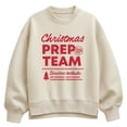 thumbnail image 1 of Instant Message - Christmas Prep Team Oversized Fleece Crew Sweatshirt, 1 of 5